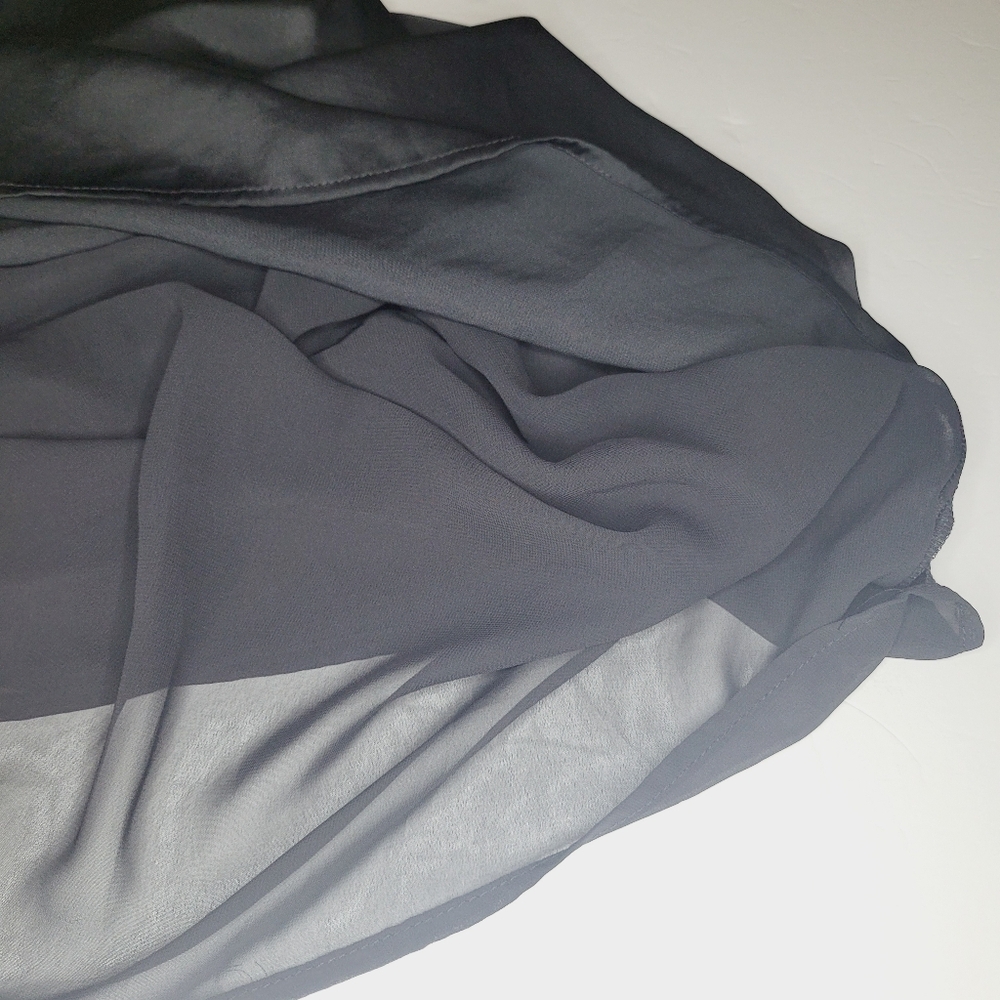 Forever 21 Contemporary Slip Dress Black Lined Criss-cross Back Adjustable Small - Picture 8 of 8